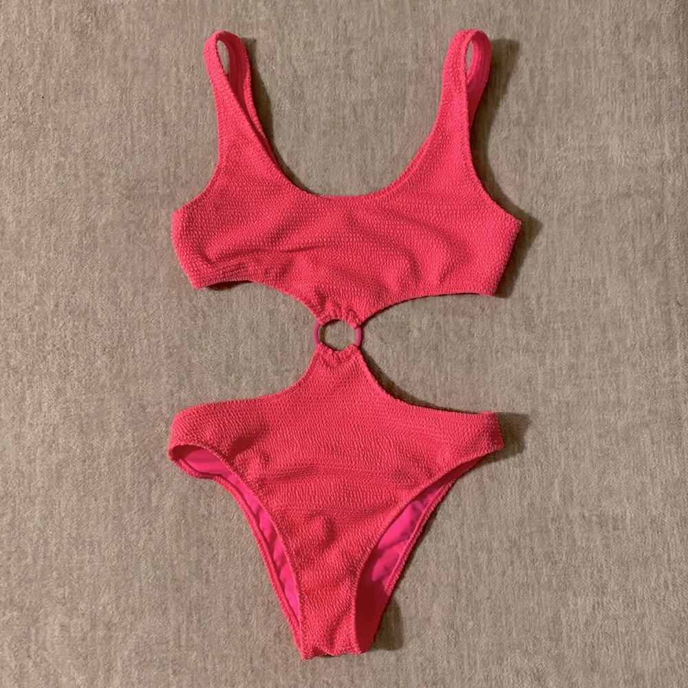 cute cut out one piece from pac sun